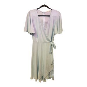 Baby Blue Wrap Dress Size XL